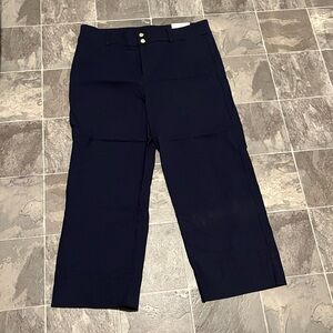 Chico's Dark Blue Wide-Leg Pants